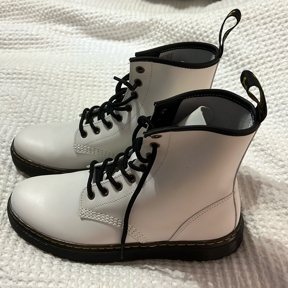 White Dr. Martens. Brand New/Never Worn.